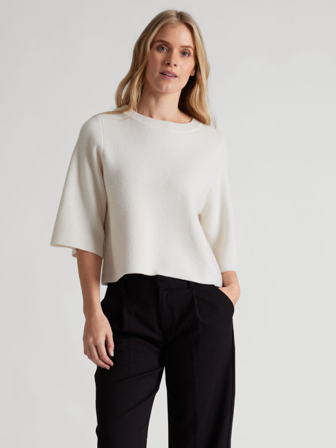 Kashmirgenser "Dina" - hvit. Fri frakt S