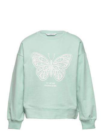 Dublini Sweatshirt Trøje Grøn Mango