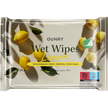 Våtservett Gunry Sitron