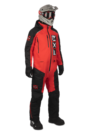 Anzug FXR Recruit Lite Schwarz/Rot XL