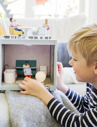 Lundby Lundby Basic Badrumsset - Multi/patterned - SCALE 1:18