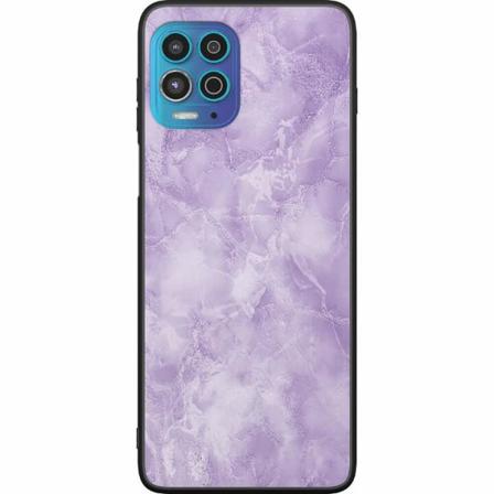 Motorola Moto G100 Svart Skal Marmor