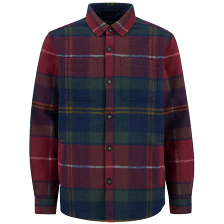 Barbour M's Chapter Tailored Check Overshirt Winterberry Tartan