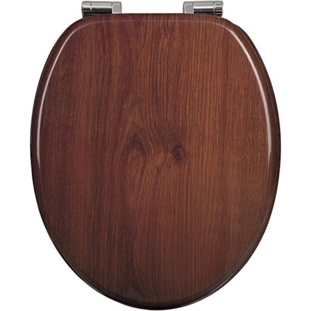 Rootz Premium Soft-Close toiletsæde - Støjsvag lukning - Antibakterielt sæde - Komfortpasform - Hygiejnisk - Skridsikker - 37,8 cm x 43,8 cm