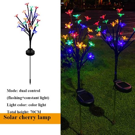 Solar Flowers Light Fairy String Lights KÖRSBÄRSBLOMMAR