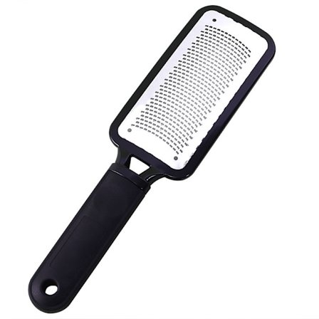 Fodfjerner Fodskrubber Død Hudfjerner Fodfil Hæl Skraber til Sprukne Hæle Fod Peeling (sort)