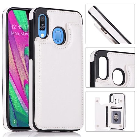 Samsung Galaxy A20E - Smart Skal med Kortfack