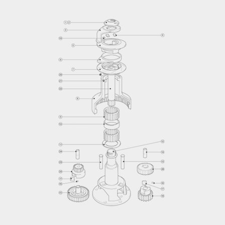 Lewmar Spärrhaksväxelpaket 28-40ST