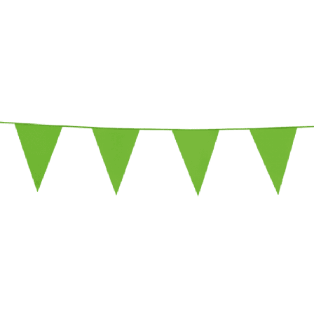 Flaggbanderoll ljusgrön - flera storlekar 30x45 cm