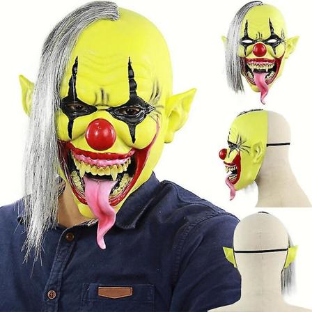 Joker Mask Halloween Evil Clown Scary Full Mask Horror Cosplay Party Fancy Costume Props