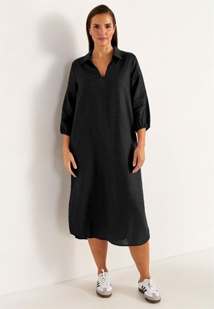 Cellbes of Sweden - Hørkjole Premium i sort til damer i størrelse 38/40