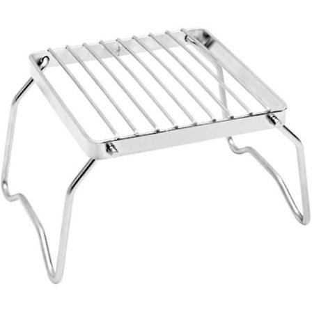 Hopfällbar lägereldgrill camping eldstad, bärbar hopfällbar grill, kolgrill galler matlagningsgaller grill