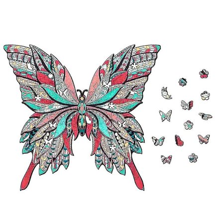 Trepuslespill Voksne Barn Dyreformet Puslespill Familie Leker Gave