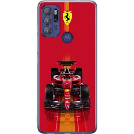 Yhteensopiva Puhelinkuori Motorola Motorola Moto G60S Ferrari Formula 1 -auto ikonisessa punaisessa muotoilussa urheilullisella tarkkuudella