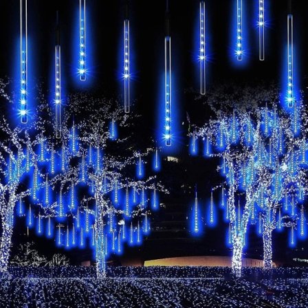 Snøfallende regndråper Vanntette kaskadelamper Gratis frakt-FF-