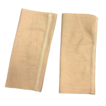 Arm- og håndleddsbeskyttere i silkeblanding for sommerkomfort Beige