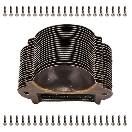 20 stk. Fil Navnekort Fil Skab Håndtag Etiket Holder Antik Skuffe Etiket Træk Skab Ramme Hånd--hao