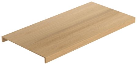 Lundbergs Premium 81634 Dobbelttrin 1200 × 590 × 8 mm, Trapper & rækværk