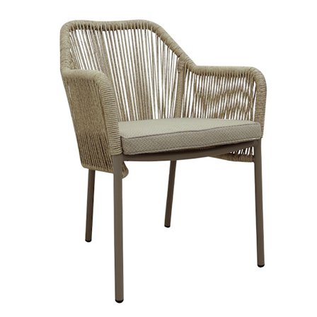 Celia-tuoli, luonnonvärinen samppanja, 56x67x80cm