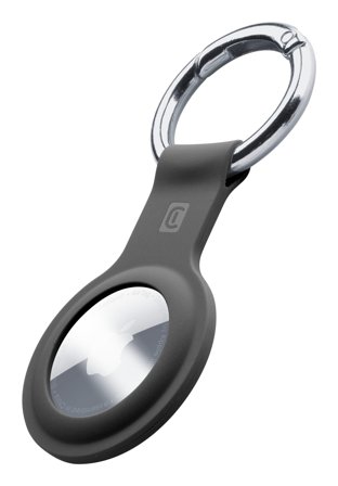 Cellularline Airtags Keyring. schwarz