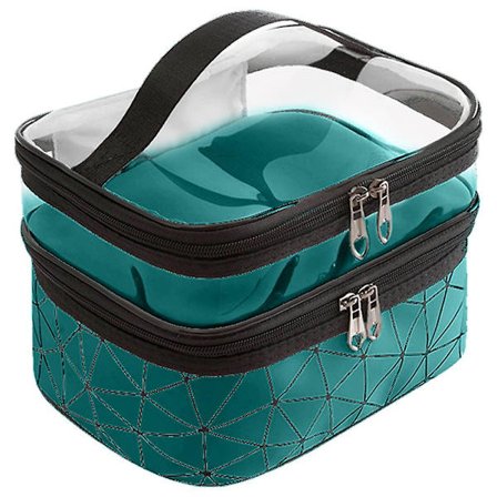 Meikkipussi Kaksinkertainen Kerros Matkakosmetiikkalaukku Järjestäjä
