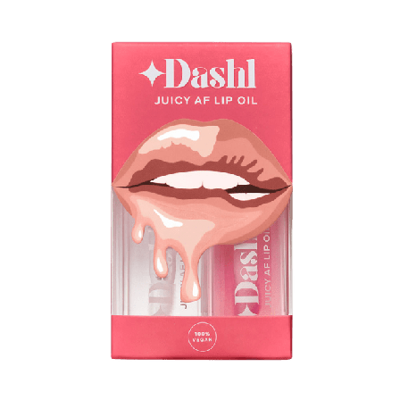 DASHL Juicy AF Lip Oil Duo - 2-Pack Läppvård Unisex Rosa 7,8ml