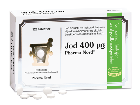 Pharma Nord Jod 400 μg, 120 stk.