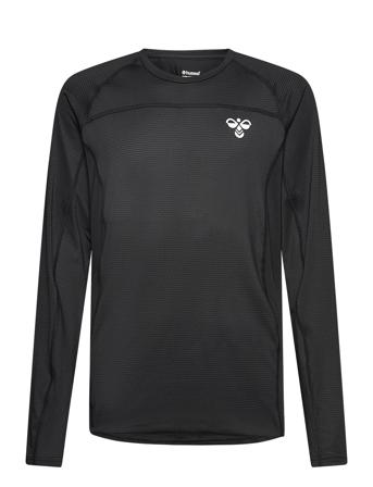 Hmlgg12 Training Tee L/S Kids Sport T-shirts Sports Tops Black Hummel