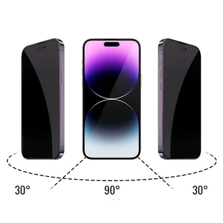 iPhone 14 Pro Max Skärmskydd med sekretessfunktion (2-pack)