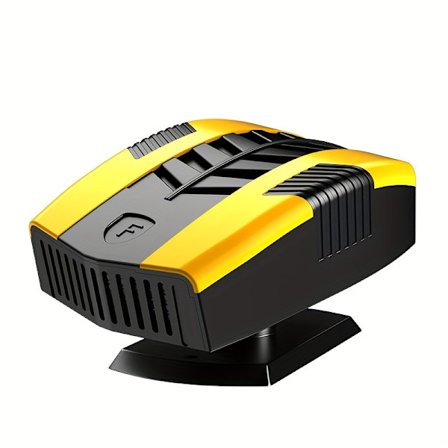 Bilvarmer 12V oppvarming varmeapparat frontrute defogger (gul)
