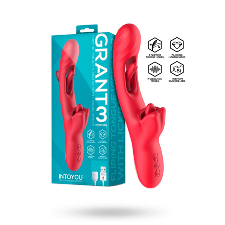 Flipping Tongue With Licking Mouth Vibrator - Vuxen.dk: For hende