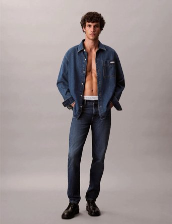 Calvin Klein Jeans Slim Taper Sahara Sand Jean - Blue - 30 x 34