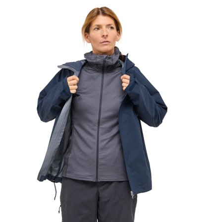 Haglöfs L.I.M Airak GTX Jacket Women Tarn Blue - S