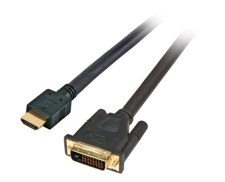 EFB ELEKTRONIK HIGHSPEED HDMI - DVI KABEL HD MI A - DVI-D 24+1 ST-ST 1M SCHW