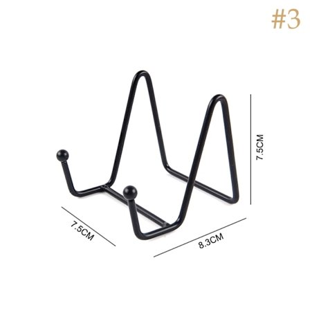 Iron Art Magazine Display Stativ Diskställ Tallrik Skål Bild Fr