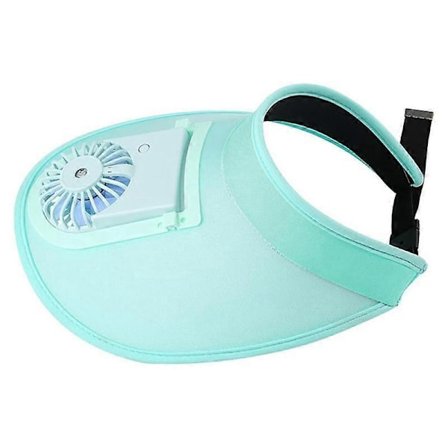 Sommer Vifte Kjølende Baseball Caps Unisex Golfhatt Tom Topp Vifte Caps Pustende Solhatt med Vifte Solbeskyttelse