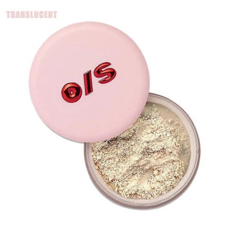 Cujmh Translucent Setting Powder, Mat Løst Puder til Udviskning af Porer og Lysning af Makeup Under Øjnene