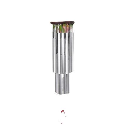Tuulikellot mänty 27-putki hopea kello metalli Multi-Tube ruosteenkestävä