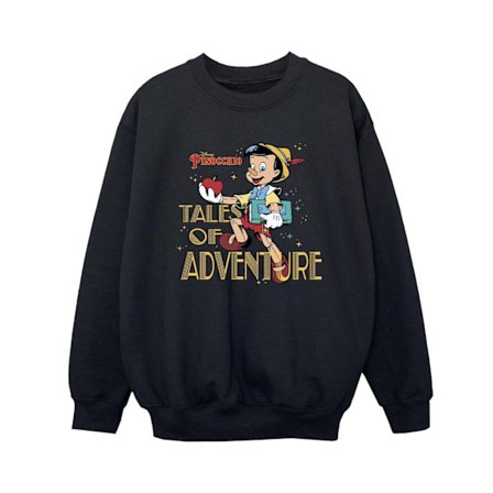 Pinocchio Pojkar Äventyrsberättelser Sweatshirt 5-6 År Svart