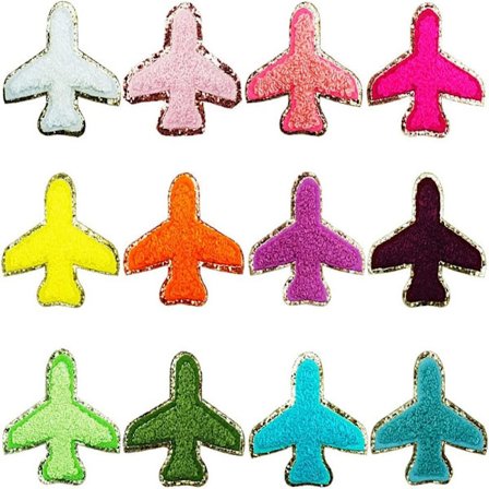 12 STK Broderilapper på flyet