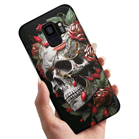 Samsung Galaxy S9 Plus - Skal/Mobilskal Skull Roses