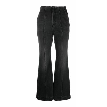 Ambush, Wide Jeans Zwart, Dames, Maat:W26