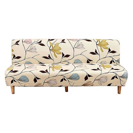 Soffaöverdrag utan armstöd stretch armlös soffa överkast 3-sits soffa överdrag