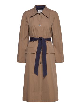 Deniz Trench Coat Rock Brun Baum Und Pferdgarten
