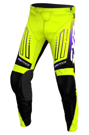 Crossbukser FXR Clutch 26 Junior Hi-Vis/Sort/Lilla 22
