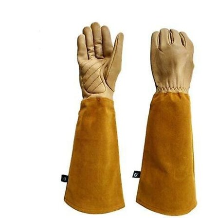 Beskyttelseshandsker mod torne og brombær - Størrelse 12 cm - Brun