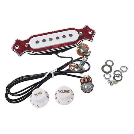 Enkeltspole gitar lydhull pickup for elektrisk sigarboks gitar ukulele