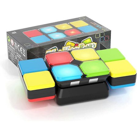 Led Magic Music Cube Flip Slide Cube -valopeli Moninpelipalapeli Lelu 4 pelitilaa Lapsille Joululahja