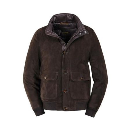 Moorer, Candiani-Fur-Urh Jacket Bruin, Heren, Maat:S