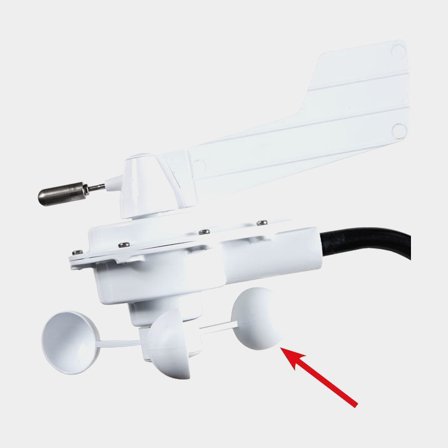 Cápsulas de vento NASA Marine Instruments, compatíveis com anemômetro Nasa de 5 pinos até 2018